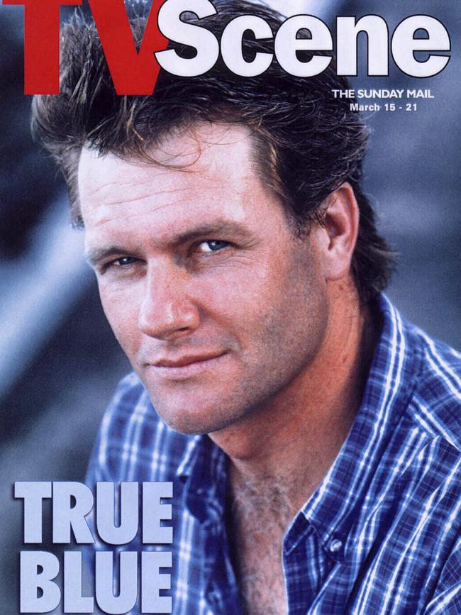 TV Scene front cover of March 1998 with Blue Heelers actor William McInnes.