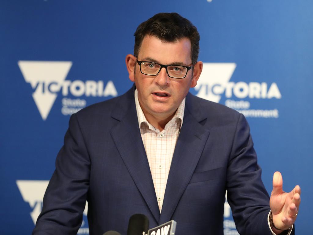 Victorian Premier, Daniel Andrews described the restrictions as short and sharp. Picture: NCA NewsWire/ David Crosling