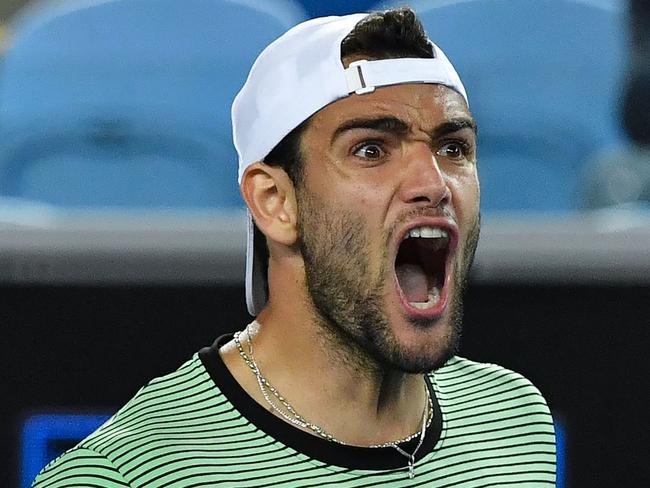 Italy's Matteo Berrettini. Picture: AFP