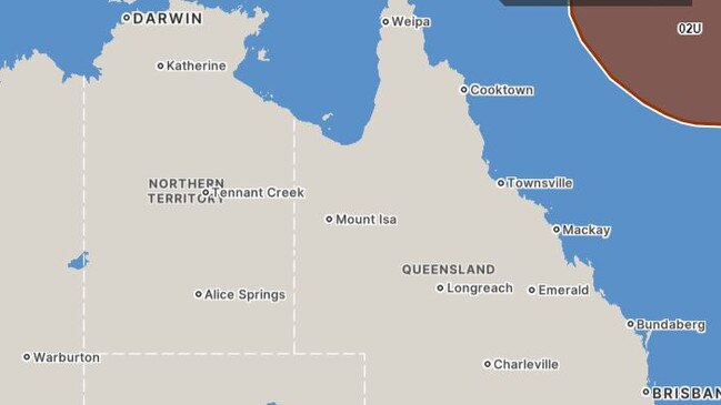 A high chance of a tropical cyclone developing near the Solomon Islands or far northeast of the Coral Sea next week. Picture: BOM