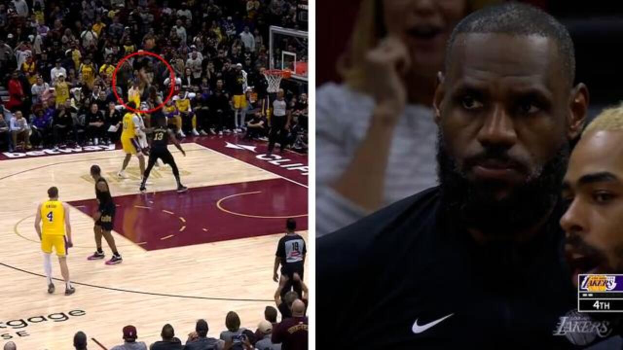 Cavs crowd ERUPTS at Bronnyâs 1st bucket