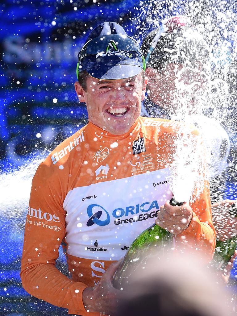 Gerrans lets the champagne flow.