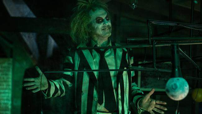 Michael Keaton in Beetlejuice Beetlejuice