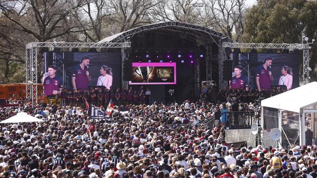 A general view of the 2023 AFL Grand Final Parade in Melbourne, Australia. Picture: Getty