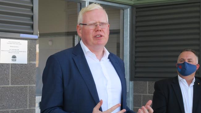 Gareth Ward in his role as Families, Communities and Disability Services Minister. Picture: Richard Noone