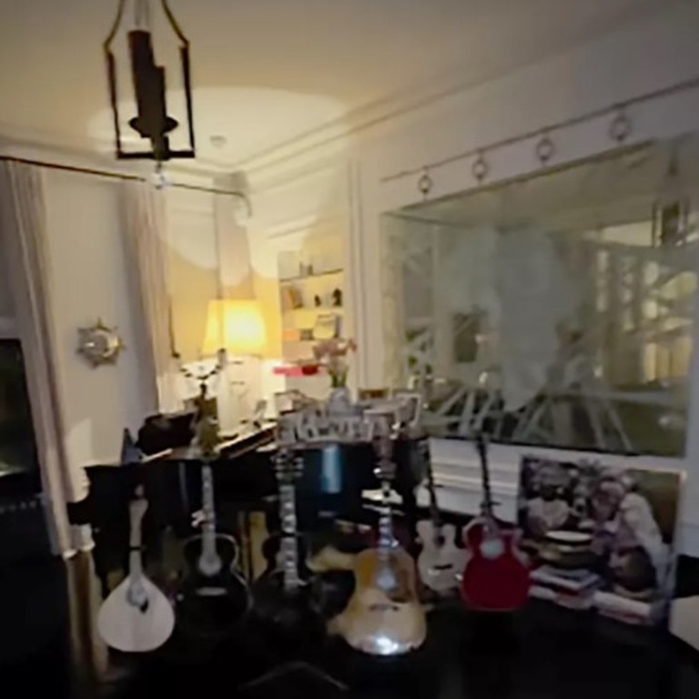 Madonna's guitar collection. Picture: Lyas/Tiktok