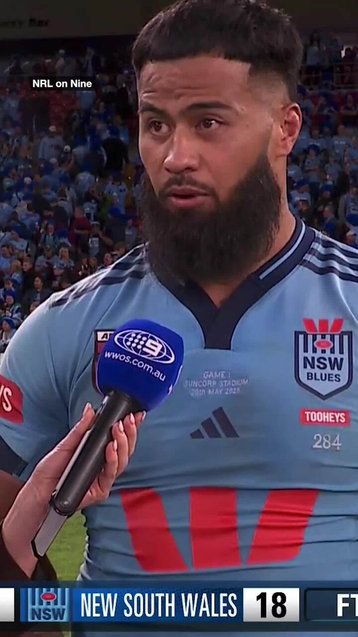 Haas named Man of the Match in Origin 1