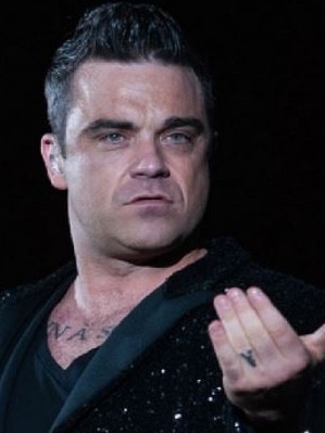 Robbie Williams has been open about his battles with weight. Picture: Supplied