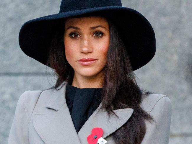 Meghan Markle loves a hat these days.  Picture:  AFP