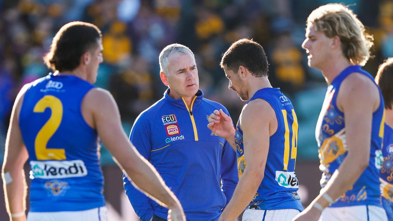 Things are ugly for the Eagles. (Photo by Dylan Burns/AFL Photos via Getty Images)