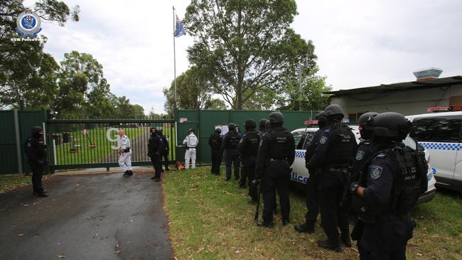 Police have shut down more than 55 outlaw motorcycle gang clubhouses since 2009. Picture: NSW Police