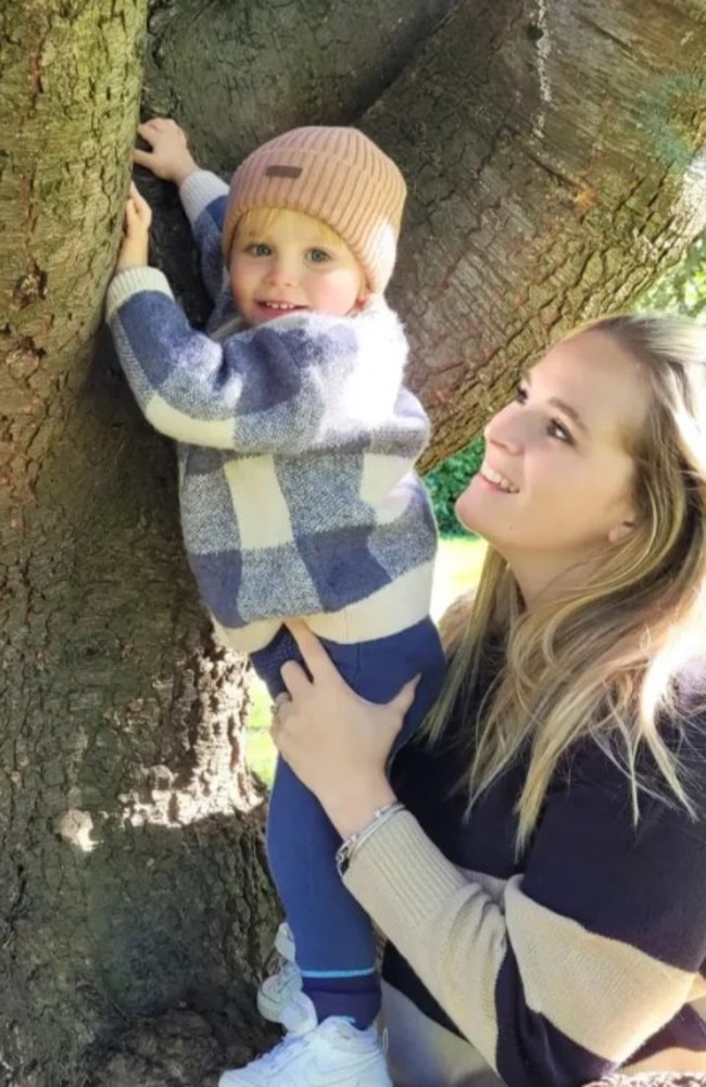 Their son is now two, and Jenna is grateful she has been able to spend time with him. Picture: Supplied