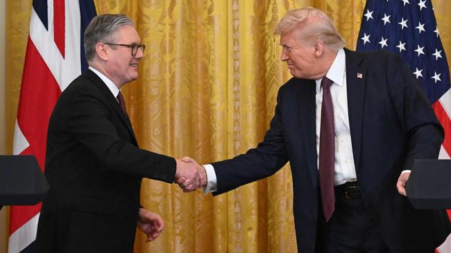 The US and the UK are expected to announce a new trade deal later on Thursday night. Picture: Saul Loeb / AFP
