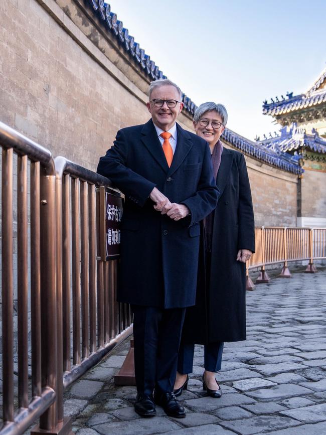 Mr Albanese and Foreign Minister Penny Wong.