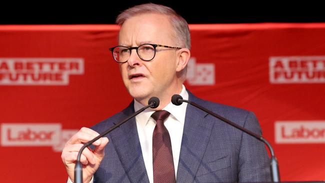 Anthony Albanese plans to ease cost of living pressures. Picture: Steve Pohlner