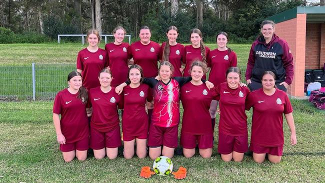 One of the under 16s Goulburn girls teams that will be playing at the annual Football NSW Country Cup Tournament this weekend.