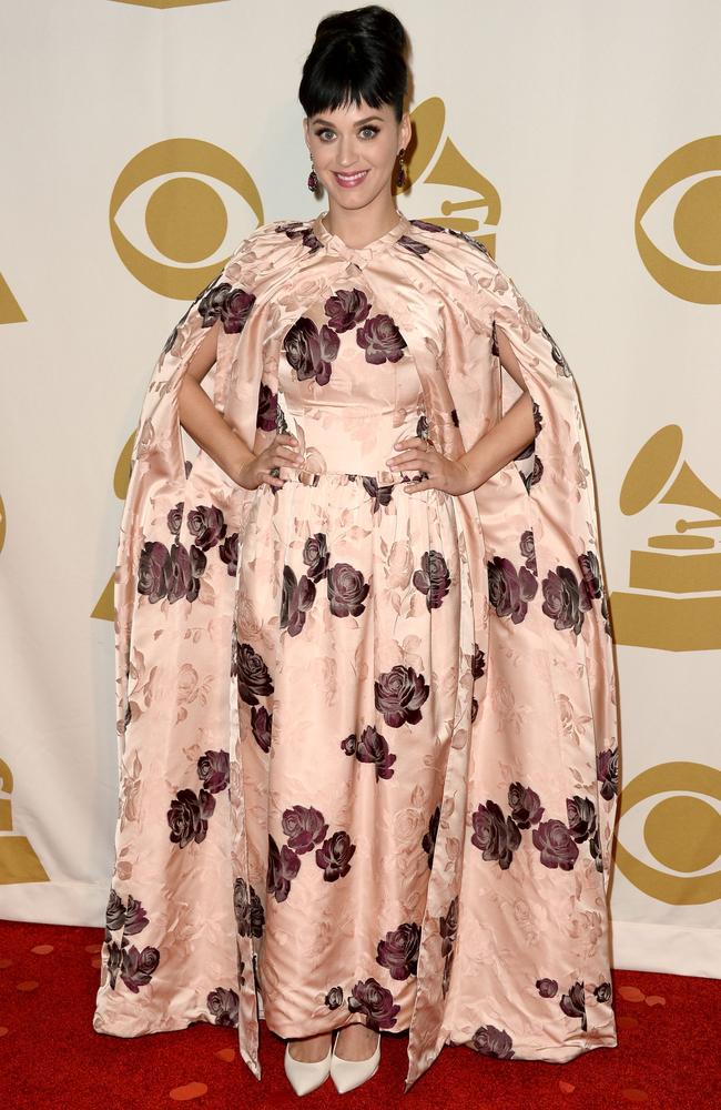 Katy Perry borrowed nan’s drapes in 2014. Picture: Frazer Harrison/Getty Images