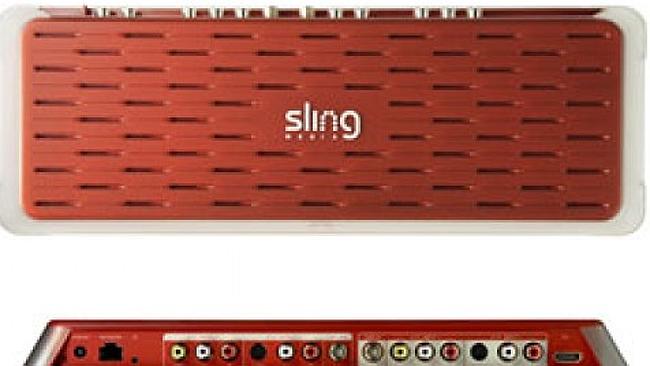 The Slingbox will amazingly let you watch and control your Freeview or Foxtel remotely. Source: supplied