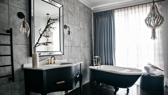 Bathrooms are indulgent spaces to relax and soak.