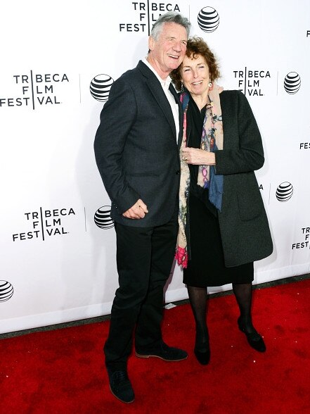 The pair attend the "Monty Python And The Holy Grail" screening during the 2015 Tribeca Film Festival. Picture: Stephen Lovekin/Getty Images