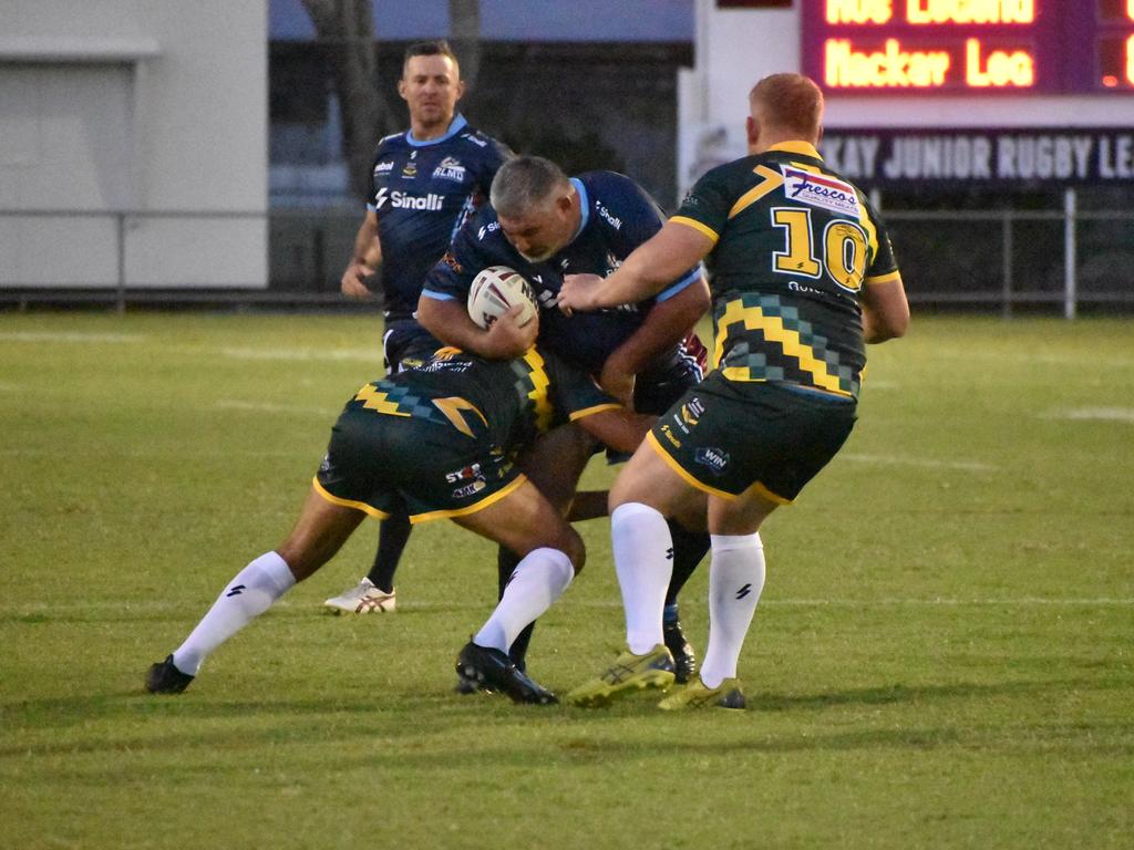 Shane Knight in the Legends of League game in Mackay, February 12, 2022.