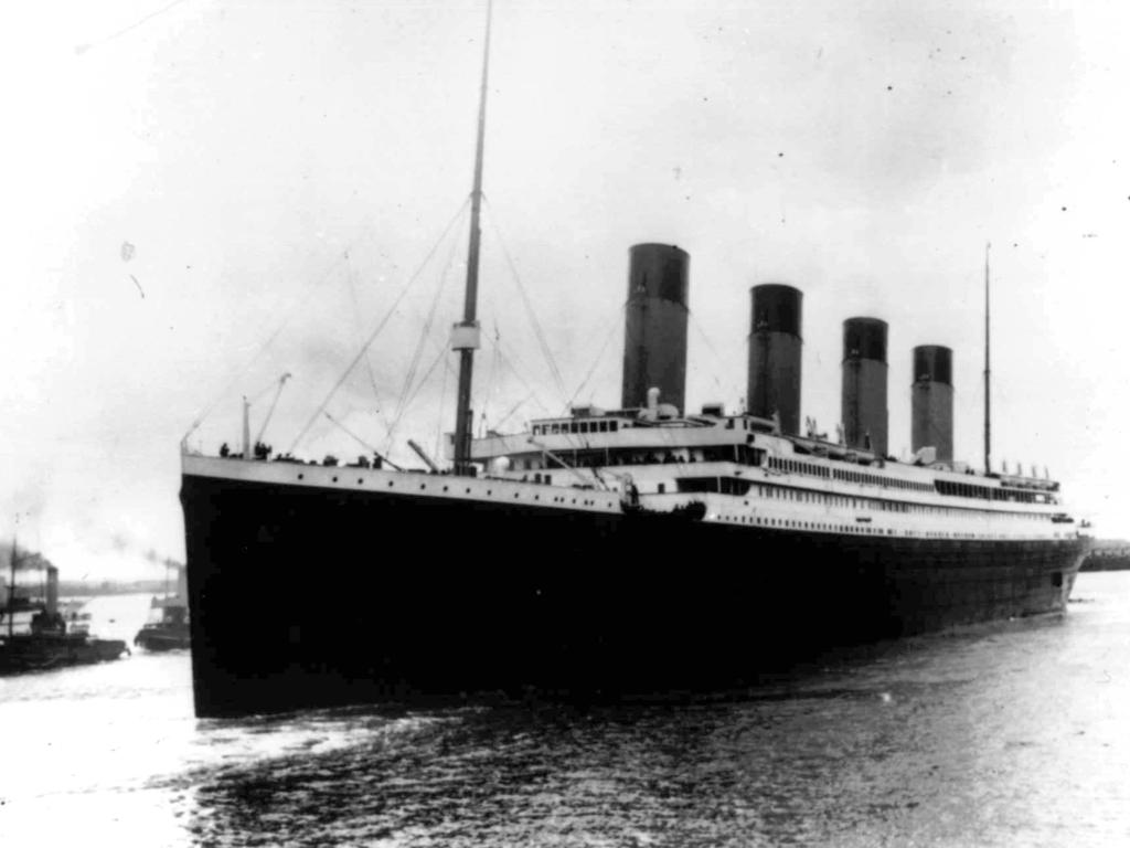 The RMS Titanic leaves Southampton, England, on April 10, 1912, for her maiden voyage to New York. Picture: Supplied