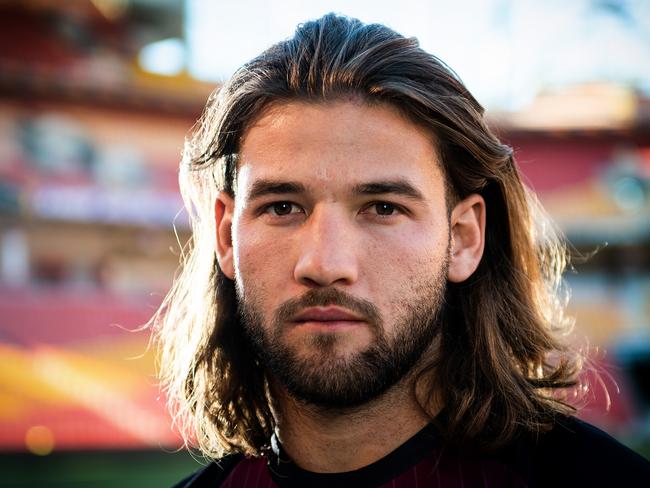 Patrick Carrigan at Suncorp Stadium. Picture: Bradley Kanaris