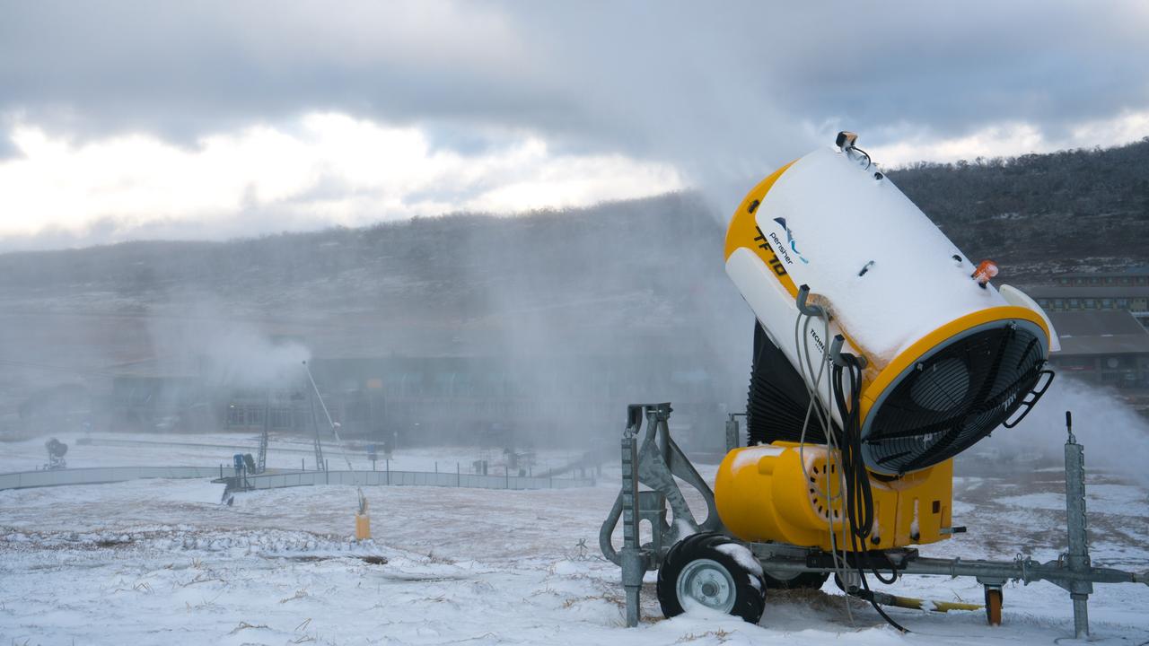 Resorts have made significant investments in snow machines. Picture: Supplied