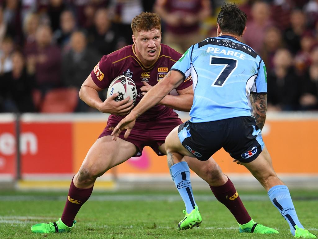 Dylan Napa needs to aim up if Queensland are to get on top. Picture: AAP