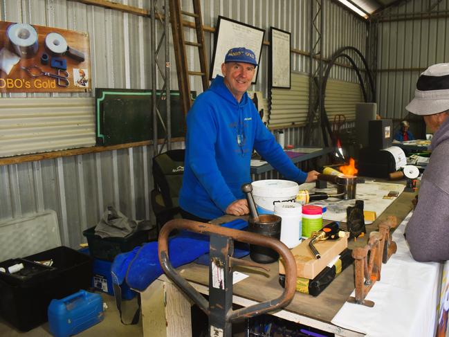 Attendees enjoying the 159th Sale Agricultural Show at the Sale Showgrounds on Friday, November 01, 2024: Johnny Hoeboer. Picture: Jack Colantuono