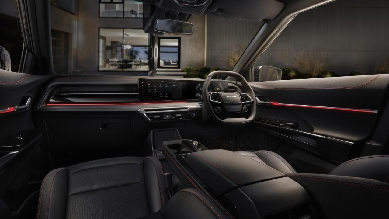 Inside the new KGM Actyon.