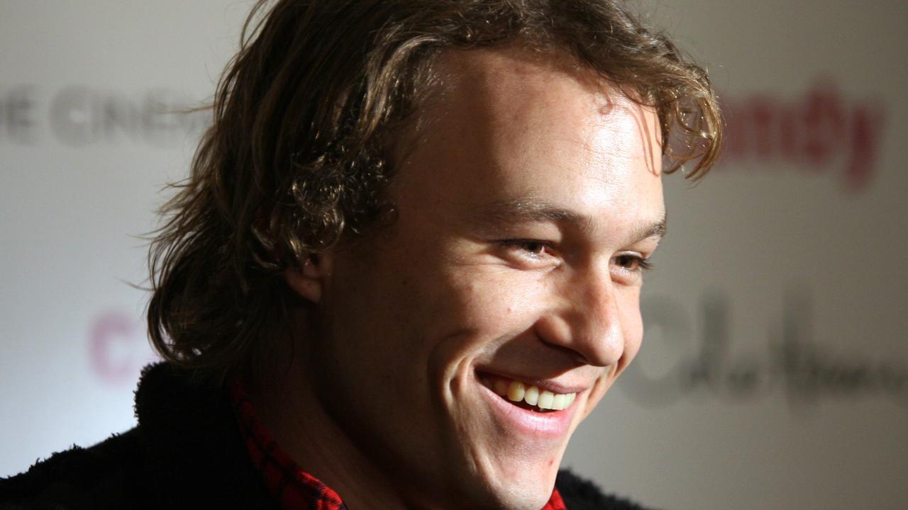 Heath Ledger arrives for the premiere of his film 'Candy' in New York in 2006. .