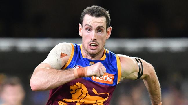 Lions defender Darcy Gardiner is elite for spoils. Picture: AAP