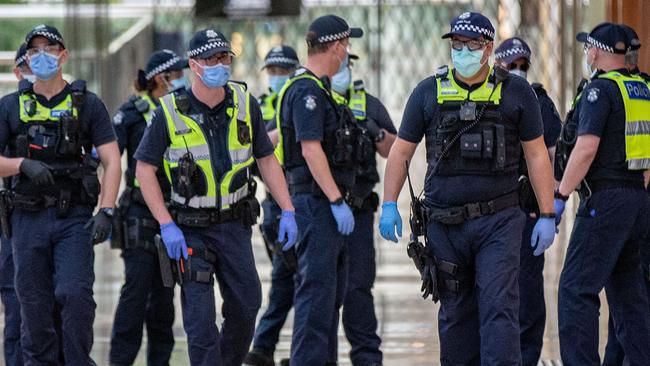 An overwhelming majority of Victoria’s unionised police officers have voted to take industrial action. Picture: Getty Images