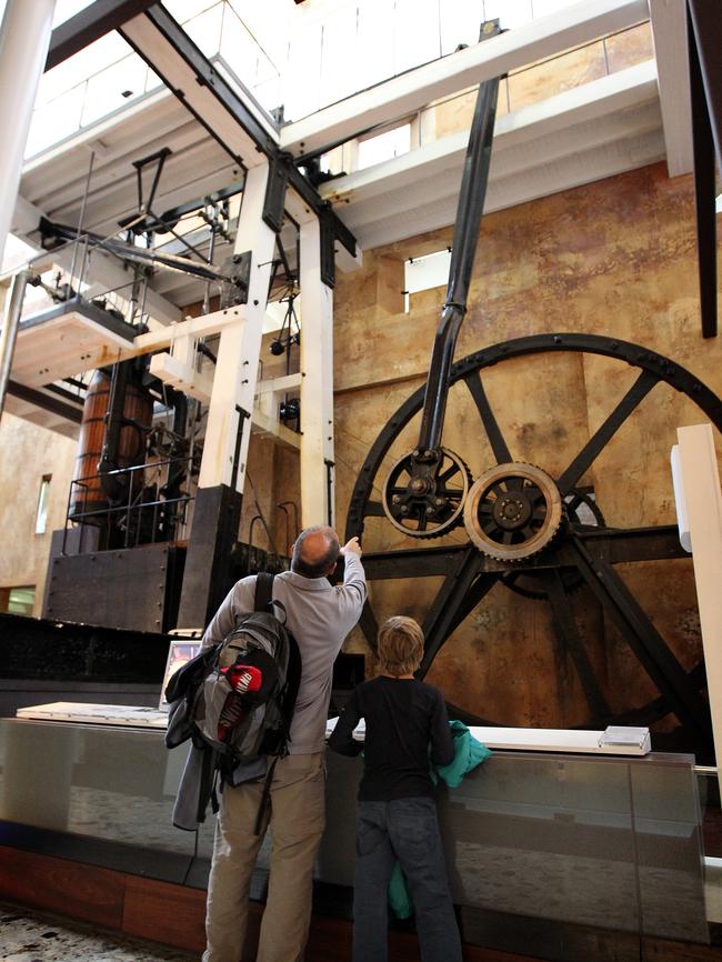 The Boulton and Watt engine at Powerhouse Museum, Ultimo.