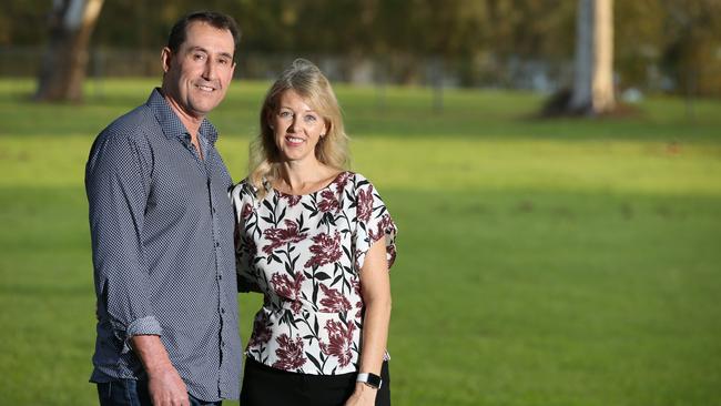 Shannon and Geoff Graham, pioneers of the natural therapy industry based here on the Gold Coast. Picture Glenn Hampson