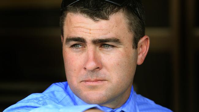 Trainer Scott Singleton during Warwick Farm midweek races. pic Mark Evans