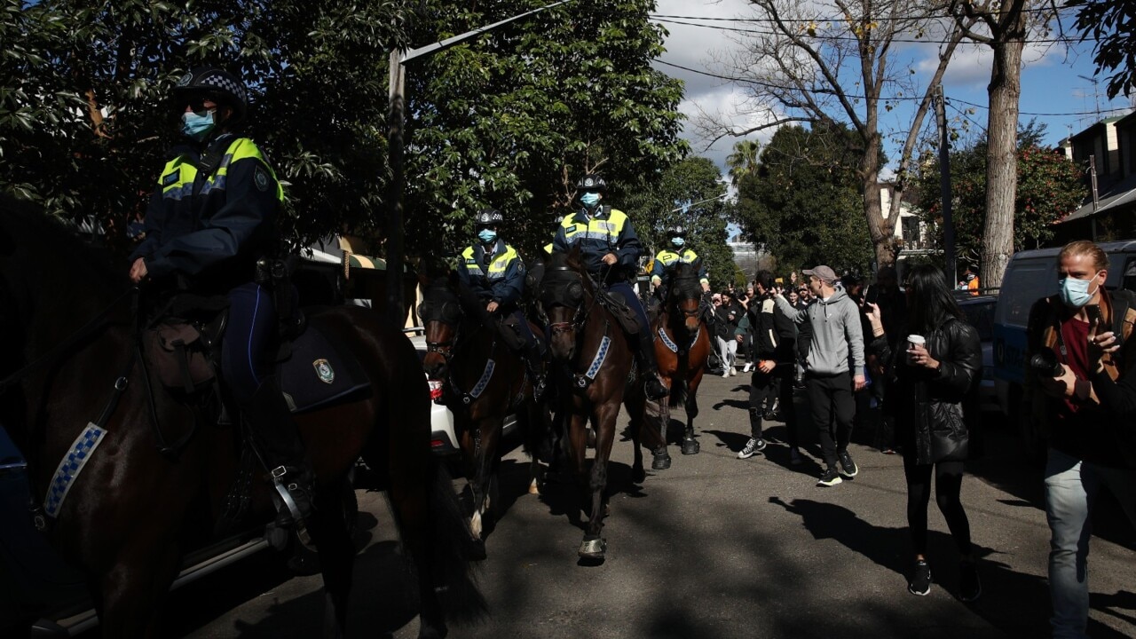 Sydney protesters will be met with '1,000 police' if they attend anti-lockdown rally