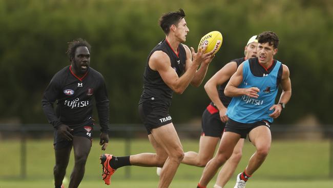 Sam Weideman has impressed in his first pre-season for the Bombers. Picture: Getty Images