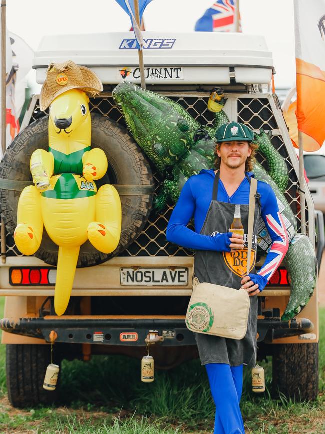 John Standing at the 20th annual Hot 100 Australia Day Ute Run in 2021. Picture: Glenn Campbell/NCA Newswire