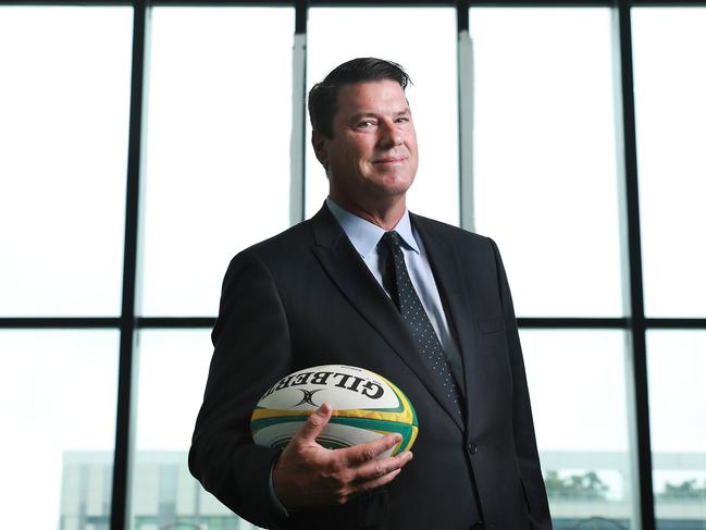 15/5/20: The new rugby Australia chairman, Hamish McLennan at Rugby Australia Head Office, Sydney. John Feder/The Australian.