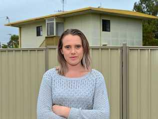 Alyx Wilson had to rent a $385 unit in Currimundi because the market was too competitive for cheaper rental housing. She is now renting a room from friends who own a house in Currimundi, and says its much more affordable. Picture: John McCutcheon