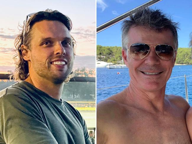 James Rose and Stephen Gale were killed in a plane crash over Port Phillip Bay. Picture: Supplied.