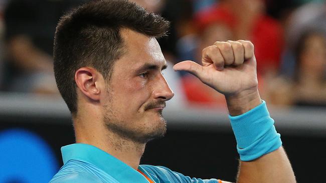 Bernard Tomic is standing by his claims about Lleyton Hewitt. Picture: Michael Klein