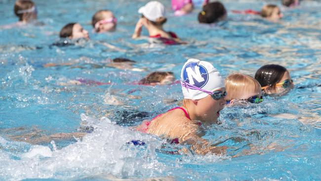 Training at Vikings Water Polo club junior coaching program, Sunday, February 13, 2022 - Picture: Richard Walker