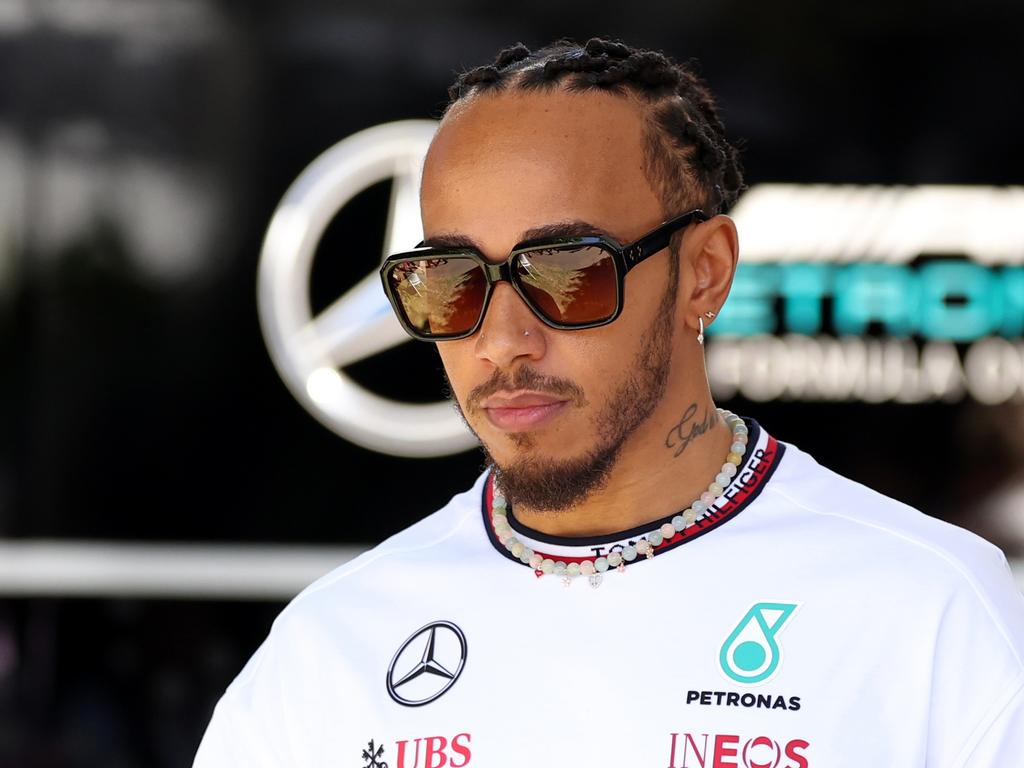 Lewis Hamilton is into his final season with Mercede. Picture: Getty Images