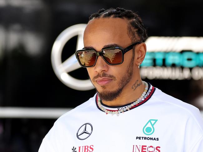 Lewis Hamilton is into his final season with Mercede. Picture: Getty Images