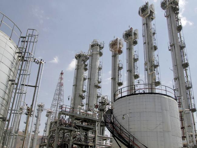 The heavy water plant in Arak, south of Tehran. Picture: AFP