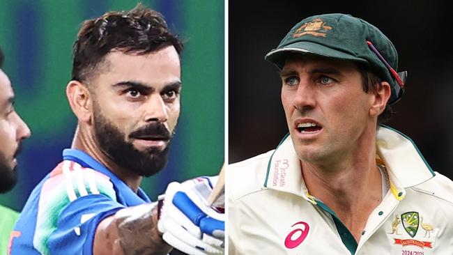 Virat Kohli and Pat Cummins.