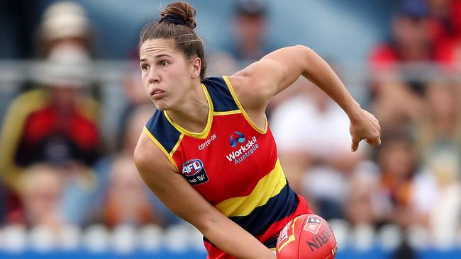 Najwa Allen has made a big impact at the Crows. Picture: Getty Images